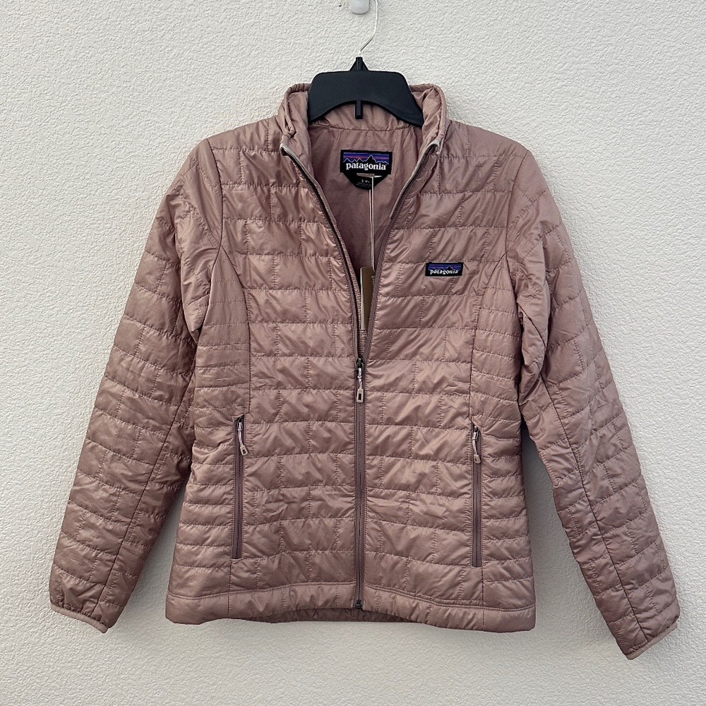 Patagonia Women's Nano Puff Jacket (Size S) - Stingray Mauve/Grayish Pink